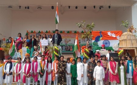 द पिलर्स सिक्टौर में 77वाँ गणतंत्र दिवस हर्षोल्लास के साथ मनाया गया