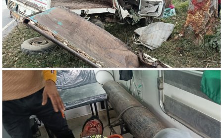 रामनगर बदोसरांय टिकैत नगर मार्ग बरोलिया राइस मिल के आगे तेज रफ्तार से जा रही पिकप पेंड से टकराई पिकप के उडे परखचे ड्राइवर गम्भीर रूप से घायल संयुक्त चिकित्सालय सिरौलीगौसपुर में भर्ती कराया गया