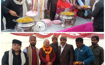 समरसता तहडी भोज कार्यक्रम से आपसी प्रेम व भाईचारा मजबूत होता है