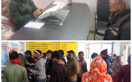 संयुक्त चिकित्सालय सिरौलीगौसपुर की ओ पी डी में मरीजों की उमडी भीड़ 582 मरीजों के स्वास्थ्य का परीक्षण कर दवायें दी गई