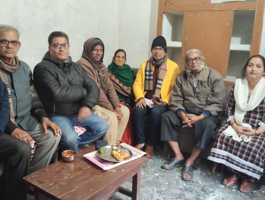 हृदयेश पुरस्कार संस्थान' एवं 'सृजन सारथी' के  संयुक्त तत्वावधान में 'गृह-गोष्ठी' कार्यक्रम का हुआ आयोजन