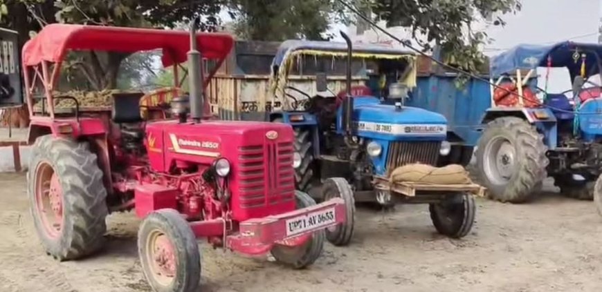 अवैध मिट्टी खनन में लगे तीन टैक्टर सीज