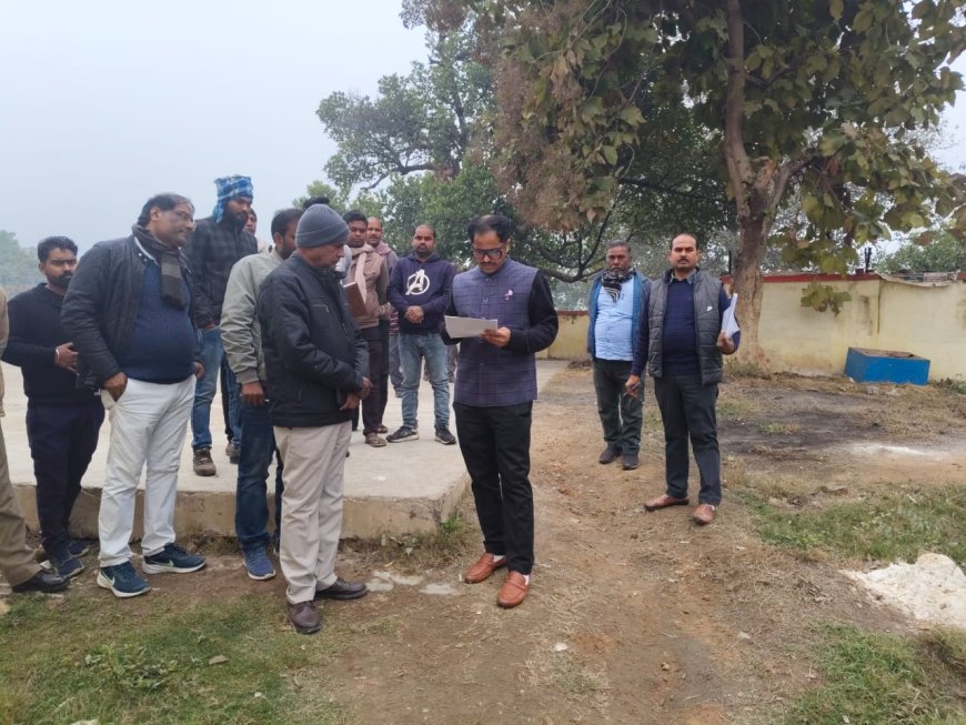 जिलाधिकारी द्वारा नगरवासियों को स्वच्छ पेयजल की सुविधा उपलब्ध कराये जाने हेतु जल संस्थान चित्रकूट के पाठा जलकल स्थित जल शोधन संयंत्र (डब्ल्यू टी पी) का निरीक्षण किया गया।