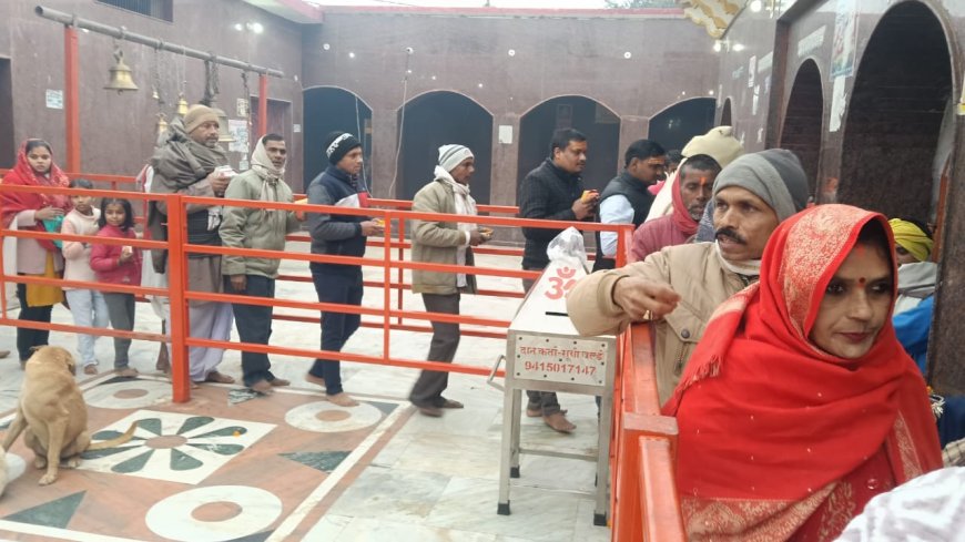 बड़े बाबा की ब्रहृमुहूर्त की महाआरती में उमड़े श्रद्धालु