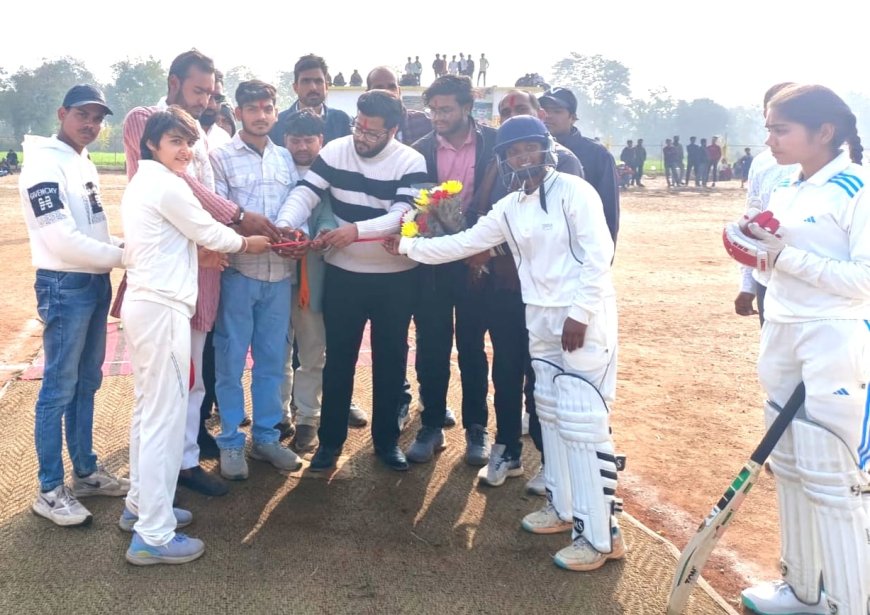 बेटियों ने दिखाया दम सोंरई टी-20 लीग में छतरपुर की टीम ने मारी बाजी