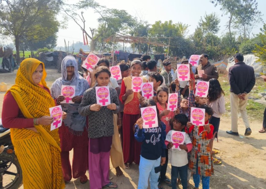 पुलिस का मिशन शक्ति अभियान गांव-गांव जाकर महिलाओं को किया सुरक्षा के प्रति जागरूक