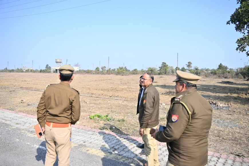 माघ मेला प्रयागराज के दृष्टिगत पुलिस अधीक्षक चित्रकूट द्वारा थाना बरगढ़ अन्तर्गत होल्डिग एरिया,मुरका बॉर्डर बैरियर का निरीक्षण कर सम्बन्धित को आवश्यक दिशा निर्देश दिए गए।