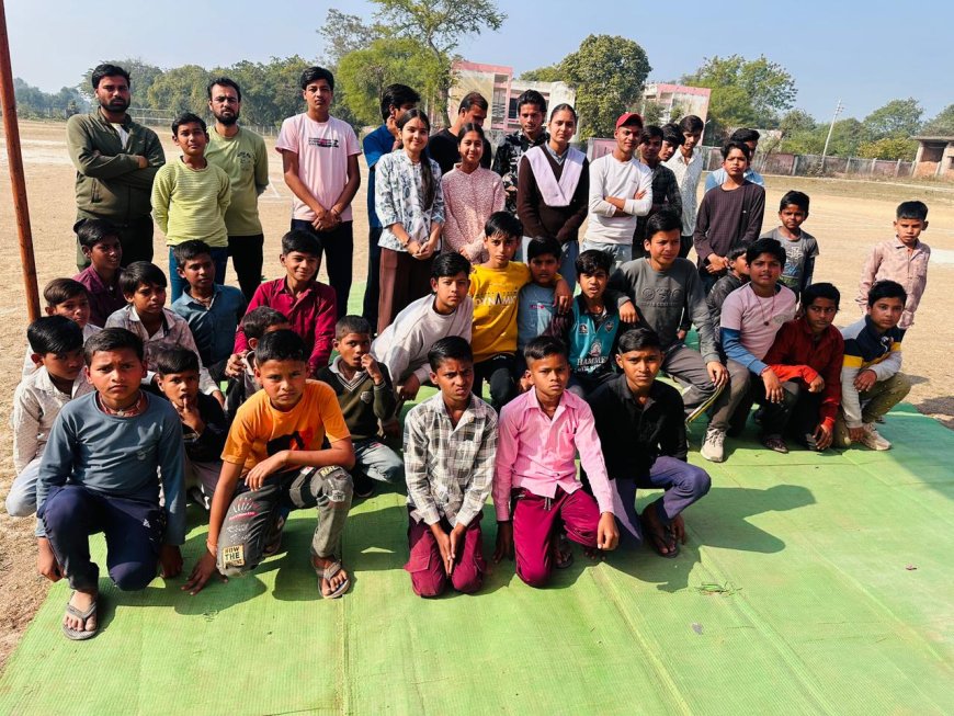 ग्रामीण स्टेडियम गुढा में राष्ट्रीय युवा दिवस पर खेल प्रतियोगिताओं का आयोजन