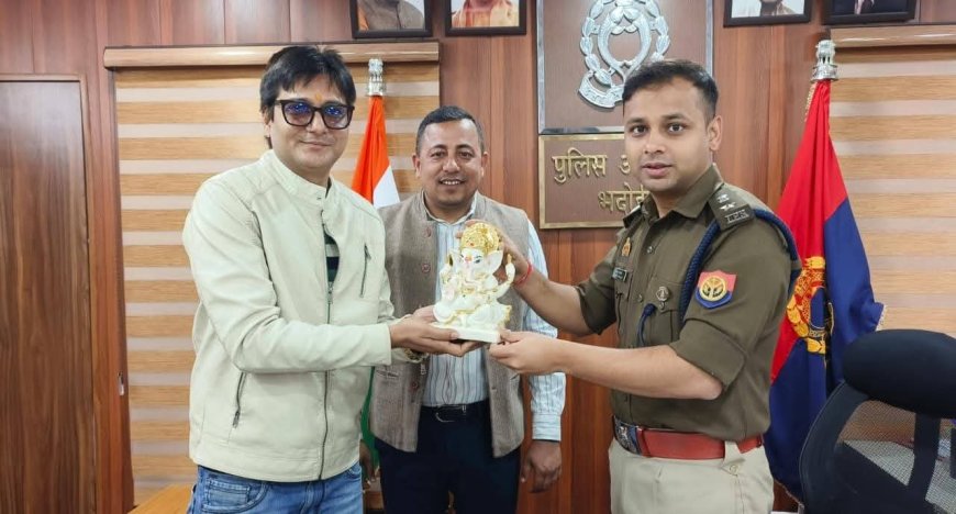 भदोही: सिस्को संस्था ने सभी थानों के लिए दिए 10 हीटर