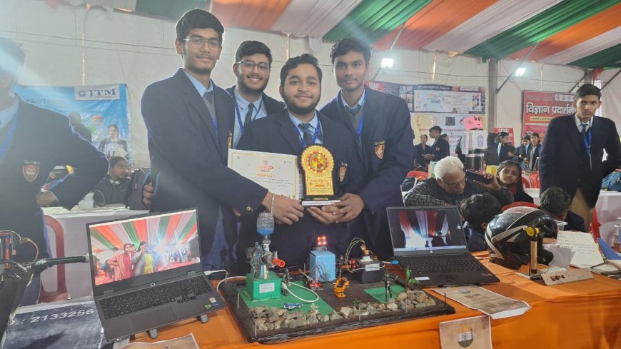गोरखपुर महोत्सव में द पिलर्स सिक्टौर के छात्रों का शानदार प्रदर्शन, विज्ञान प्रदर्शनी में फहराया सफलता का झंडा