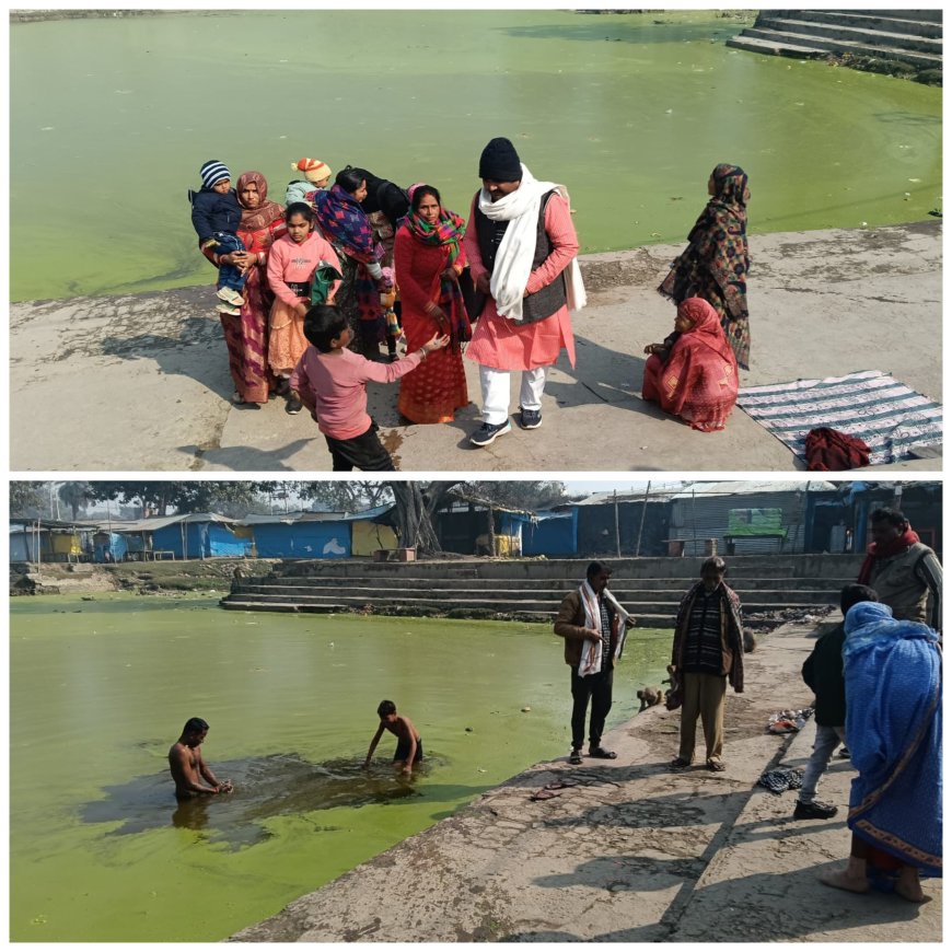 मौनी अमावस्या पर सैकड़ों श्रद्धालुओं ने पवित्र अभरन सरोवर में आचमन कर स्वामी जी के दर्शन पूजन कर मनवांछित फलों की प्राप्ति की कामना किया