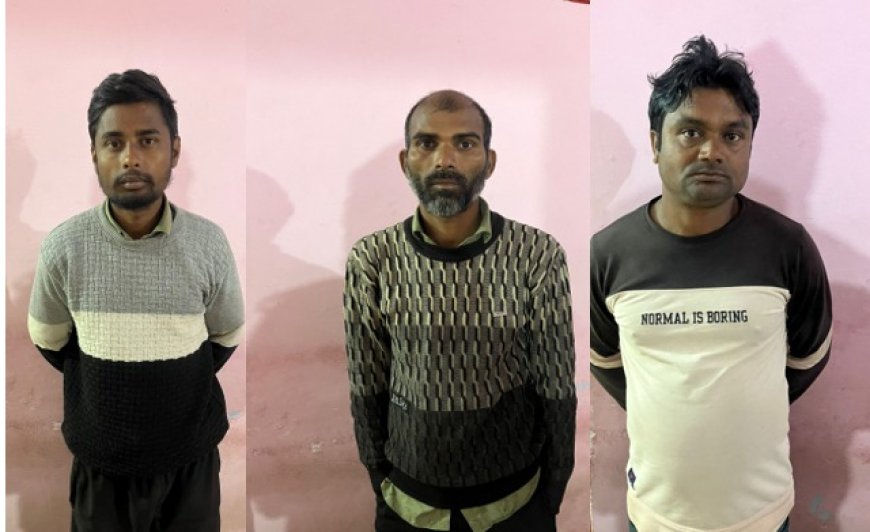 थाना मानिकपुर पुलिस टीम द्वारा 03 जुआरियों को जुआ खेलते हुए किया गिरफ्तार