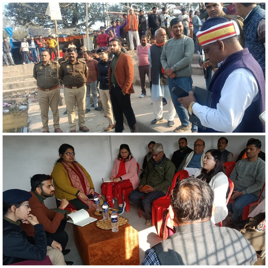 आगामी 25 जनवरी को जगजीवन दास साहेब बडे बाबा के 356 वें जन्मदिवस पर श्रीकोटवाधाम मेला में आने वाले श्रद्धालुओं की सुरक्षा ब्यवस्था का एस डी एम ज्वाइंट मजिस्ट्रेट तेजस के ने निरीक्षण किया एंव आवाश्यक दिशा निर्देश दिए