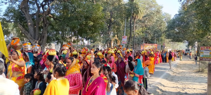 सात दिवसीय गायत्री महायज्ञ एवं भागवत कथा का हुआ शुभारंभ