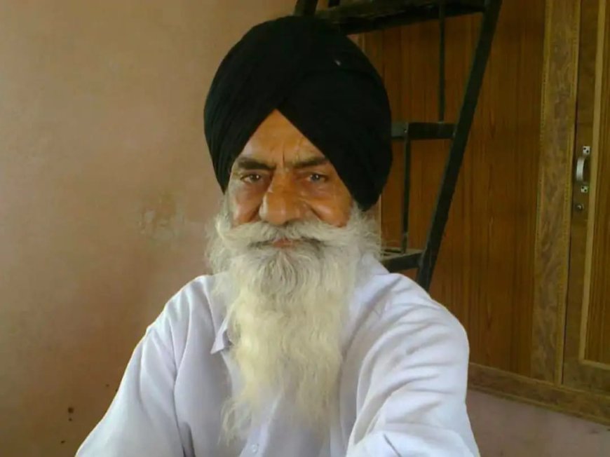 मोहम्मदपुर खाला थाना क्षेत्र के दानपुर में किसान यूनियन  के जन्मदाता   गांधी सरमैलसिंह का निधन