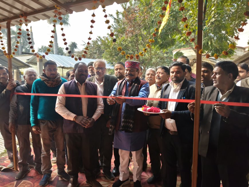 तहसील बार एसो अध्यक्ष के चैंबर का पूर्व प्रमुख ने किया उद्घाटन