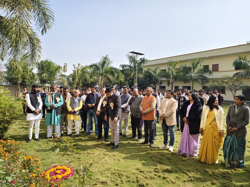 पारिजात धाम बरोलिया के सीतादेवी लाॅ कालेज, सीतादेवी महाविद्यालय,एंव एल पी एस एकेडमी कोटवाधाम में से 77 वें गणतंत्र दिवस पर हुए विविध कार्यक्रम