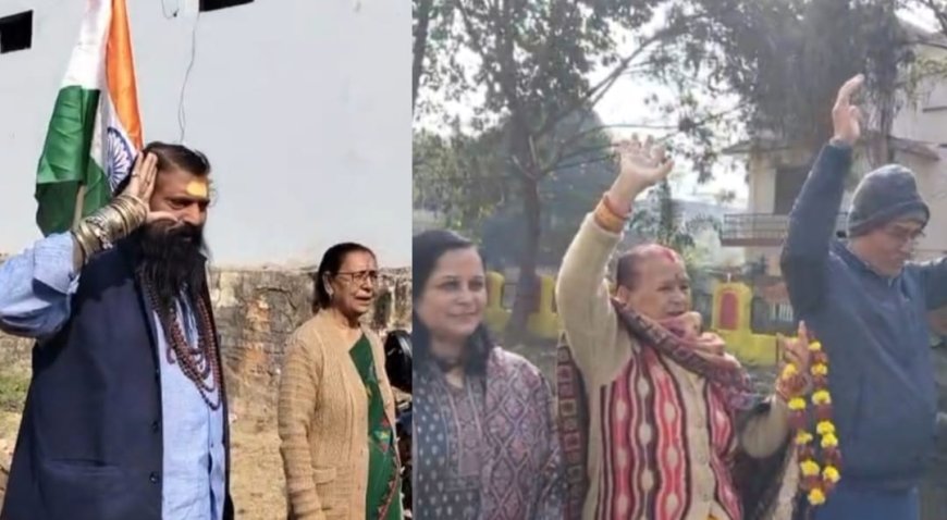 गोरखपुर में कांग्रेसियों ने लिया संविधान रक्षा का संकल्प, जिलाध्यक्ष ने किया ध्वजारोहण