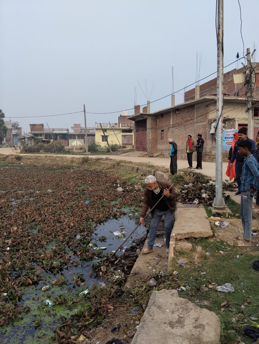 जल धरोहर गोल तालाब बचाओ सत्याग्रह