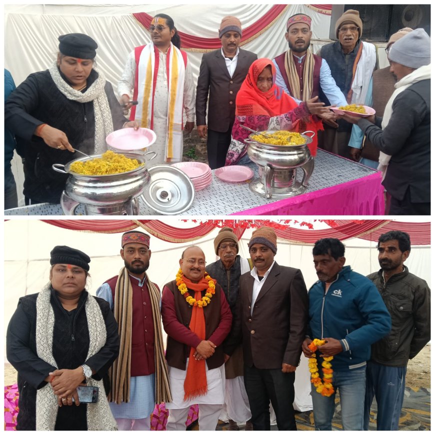 समरसता तहडी भोज कार्यक्रम से आपसी प्रेम व भाईचारा मजबूत होता है