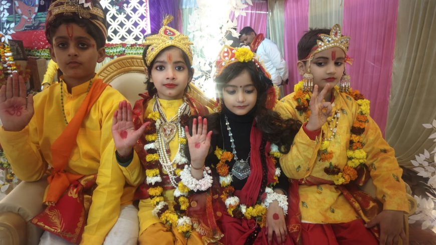 भागवत कथा के अंतिम दिन भगवान श्री कृष्णा और माता रुक्मणी का हुआ विवाह