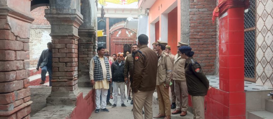पुलिस अधीक्षक अर्पित विजयवर्गीय ने शनिवार को लोधेश्वर महादेवा पहुंचकर