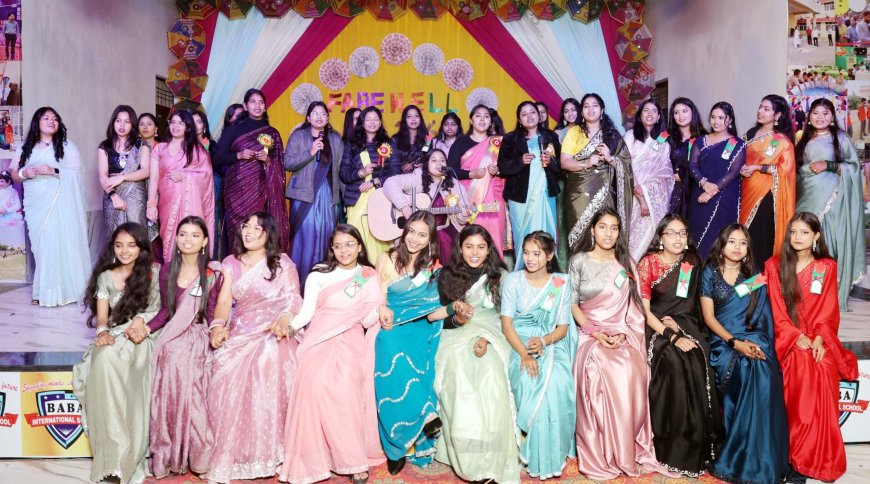 बाबा स्कूल में विद्यार्थियों को दी गई भावभीनी विदाई