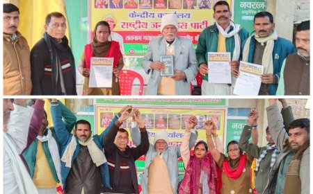 राष्ट्रीय जन मानस पार्टी की मासिक बैठक श्रीकोटवाधाम में हुई