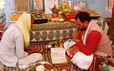 भक्तिमय हुआ मुड़िया दुर्गा मंदिर में गूंजीं रामायण की चौपाइयां