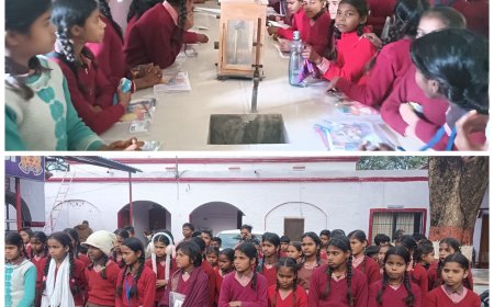 पी एम श्री कम्पोजिट विद्यालय विरौली के बच्चों द्वारा ट्रेनिंग एंड प्रेयरिंग प्रोग्राम में भ्रमण कराया गया