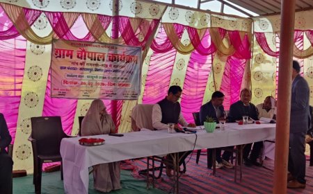 विकासखंड मानिकपुर के ग्राम पंचायत  कल्याणपुर में जिलाधिकारी  पुलकित गर्ग की अध्यक्षता में ग्राम चौपाल का सफल आयोजन संपन्न हुआ।