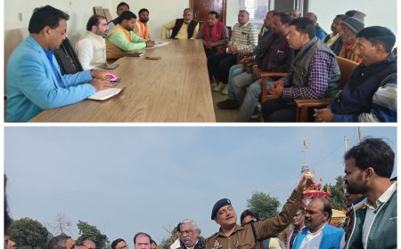 सीएम योगी के बाराबंकी दौरे की तैयारी, मंत्री सतीश शर्मा ने की समीक्षा बैठक 10 फरवरी को दुल्हादेपुर कुटी में हनुमत विराट महायज्ञ में होंगे शामिल