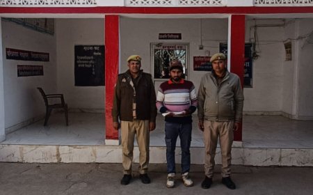 मुस्करा पुलिस ने शातिर अपराधी को अवैध असलहे के साथ दबोचा