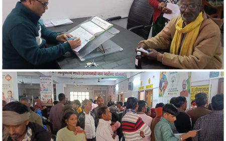 संयुक्त चिकित्सालय सिरौलीगौसपुर में 750 मरीजों के स्वास्थ्य का परीक्षण कर दवायें दी गंई