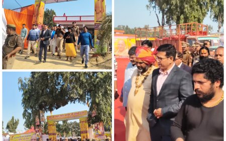 मुख्यमंत्री योगी आदित्यनाथ के 10फरवरी को दुल्हदेपुर में कार्यक्रम को लेकर अधिकारियों का आना जाना लगा रहा