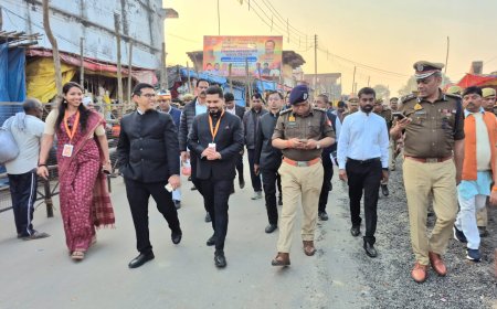 मंडलायुक्त व एडीजी ने लोधेश्वर महादेवा फाल्गुनी महाशिवरात्रि मेले का किया निरीक्षण, दिए सख्त निर्देश