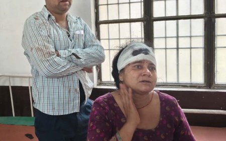 विवाहिता व उसके भाई से मारपीट का आरोप, दो घायल