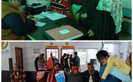 संयुक्त चिकित्सालय सिरौलीगौसपुर में 575 मरीजों का किया गया