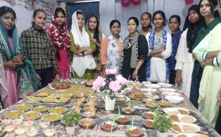 गृह विज्ञान की प्रायोगिक परीक्षा सफलतापूर्वक संपन्न