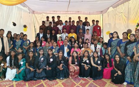 रामेश्वर इन्टर कालेज पुरनिया मरकामऊ में बिदाई समारोह और गुड लुक पार्टी का आयोजन किया गया