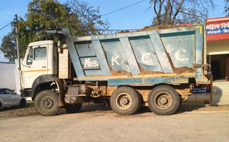 बिल्सी में धड़ल्ले से हो रहा अवैध मिट्टी खनन  एसडीएम के निर्देश पर राजस्व टीम दो वाहन पकड़े