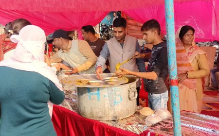 फाल्गुनी मेले में श्रद्धालुओं के लिए जगह-जगह भंडारे, मेडिकल कैंप में निःशुल्क उपचार