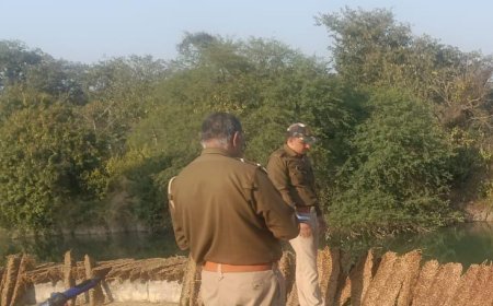 शारदा सहायक समान्तर नहर दरिया बाद ब्रांच कसरैला झाल में अज्ञात युवक का शव मिला