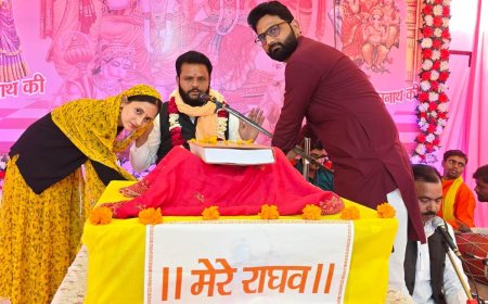 सात दिवसीय श्रीराम कथा का तृतीय दिवस भक्तिभाव के साथ सम्पन्न