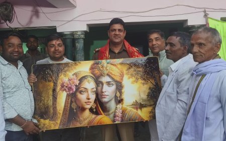 महाशिवरात्रि के अगले दिन बांस बरौलिया में हुआ विशाल भंडारा