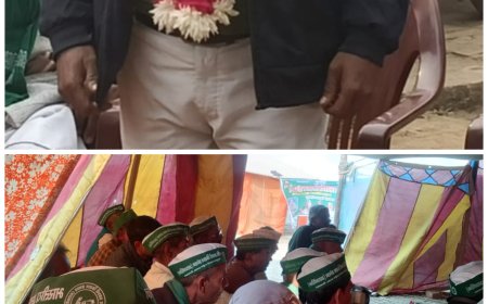 भारतीय अवस्थी किसान संगठन के प्रदेश अध्यक्ष शम्भू प्रसाद तिवारी ने पूर्व जिलाध्यक्ष सन्तोष तिवारी को जिले की कमान सौंपी