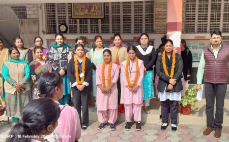 चन्द्रकान्ति रमावती देवी आर्य महिला पीजी कॉलेज में छात्र कार्य परिषद 2025-26 का शपथ ग्रहण समारोह सम्पन्न