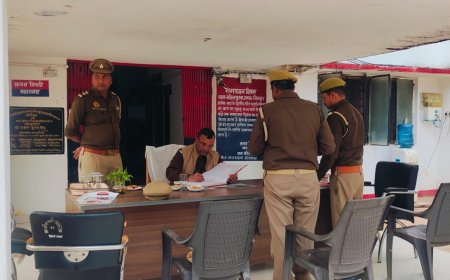अपर पुलिस अधीक्षक द्वारा थाना बहिलपुरवा का आकस्मिक निरीक्षण किया गया