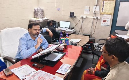 संयुक्त चिकित्सालय व सी एच सी में मरीजों की उमडी भीड़