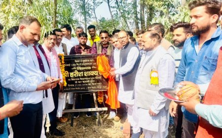 जनमानस को लाभान्वित करेगा सड़कों का निर्माण : हरीश शाक्य